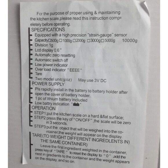 eBay Open 2024 International Shipping Digital Scale With Green Nylon Tote Bag - Picture 10 of 11